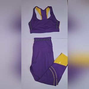 ZYIA Active Purple and Yellow Performance Set